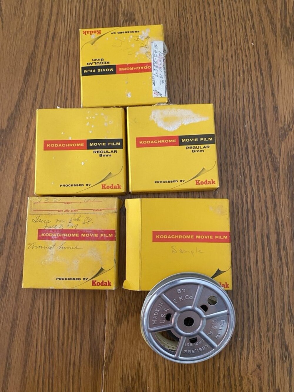 Lot of 5 Kodachrome Super 8mm Film Rolls Vintage Home Movie Family Kodak